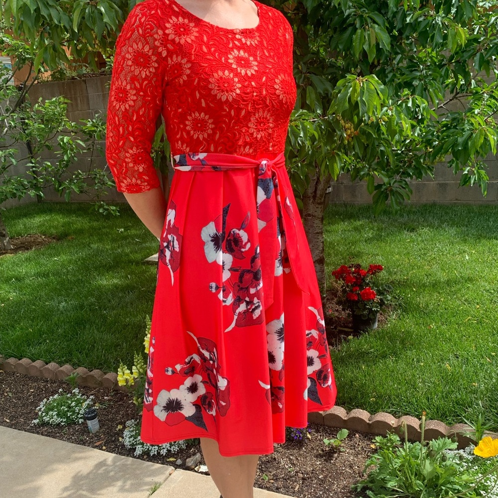 Womens modest midi dress